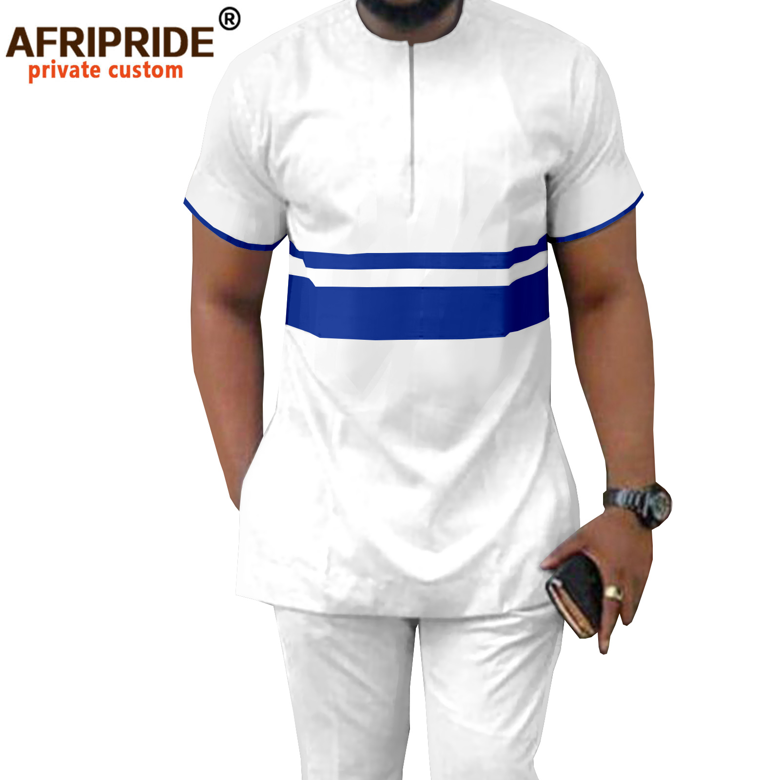 Dashiki Shirt Men - الأفريقية ملابس للرجال قصيرة الأكمام Dashiki