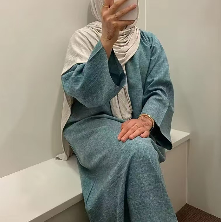 Jalabiya Women Arabic - فستان العيد للنساء المسلمات، عباءة متواضعة،
