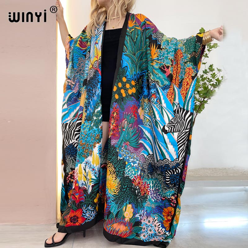 Ethnic Gown - ويني أفريقيا الشرق الأوسط كيمونو نسائي