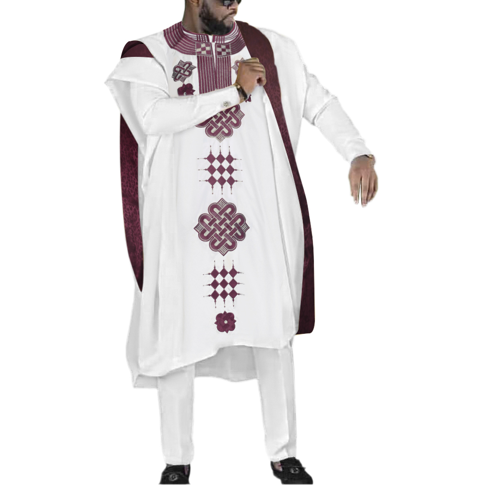 Dashiki Shirt Men - H & D المطرزة Dashiki Agbada