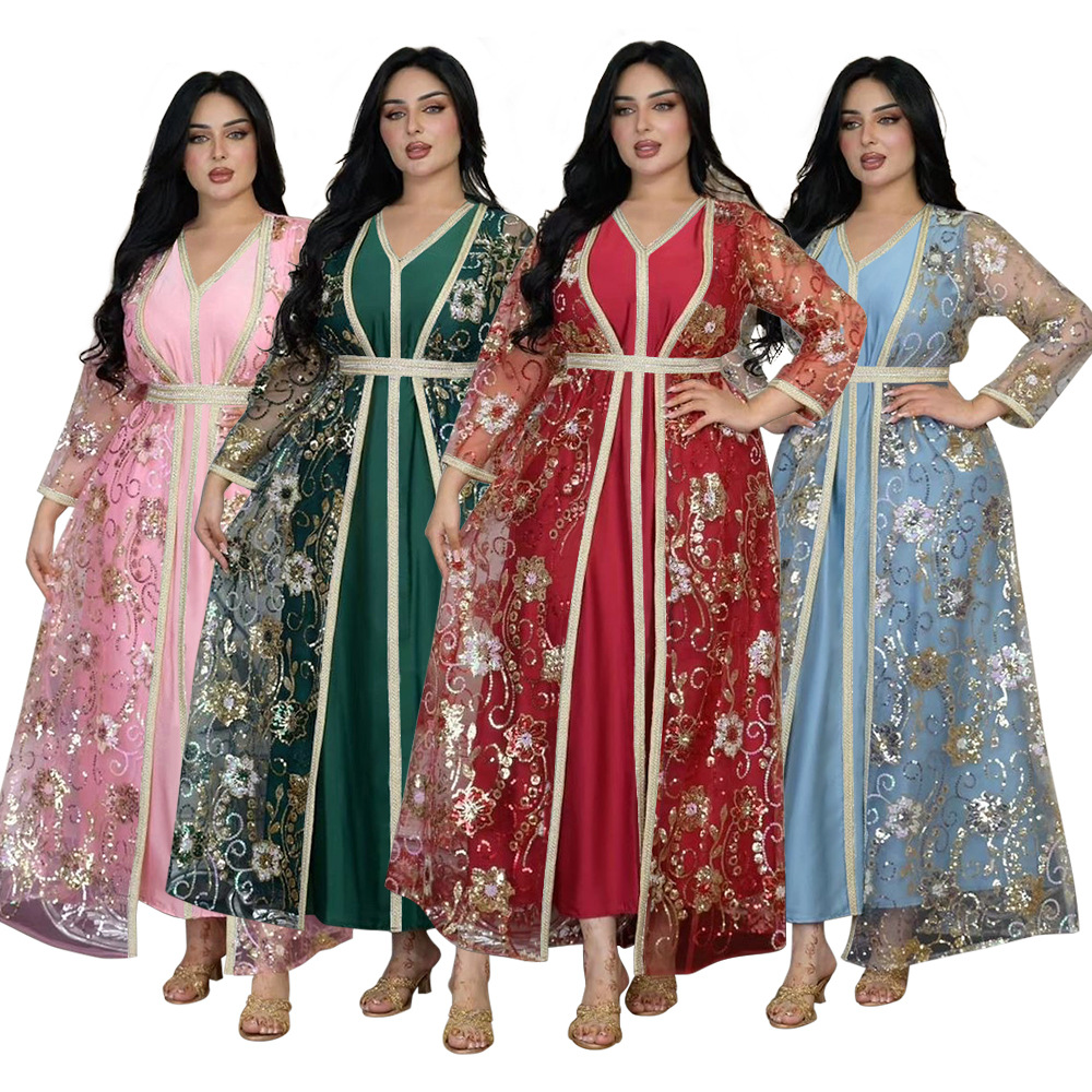 Jalabiya Women Arabic - فستان حفلة للأعيد والرمضانية النسائية ،