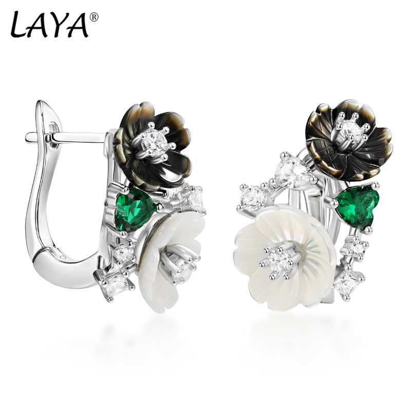Ethnic Fashion Trend - أقراط Laya من الفضة الإسترليني 925