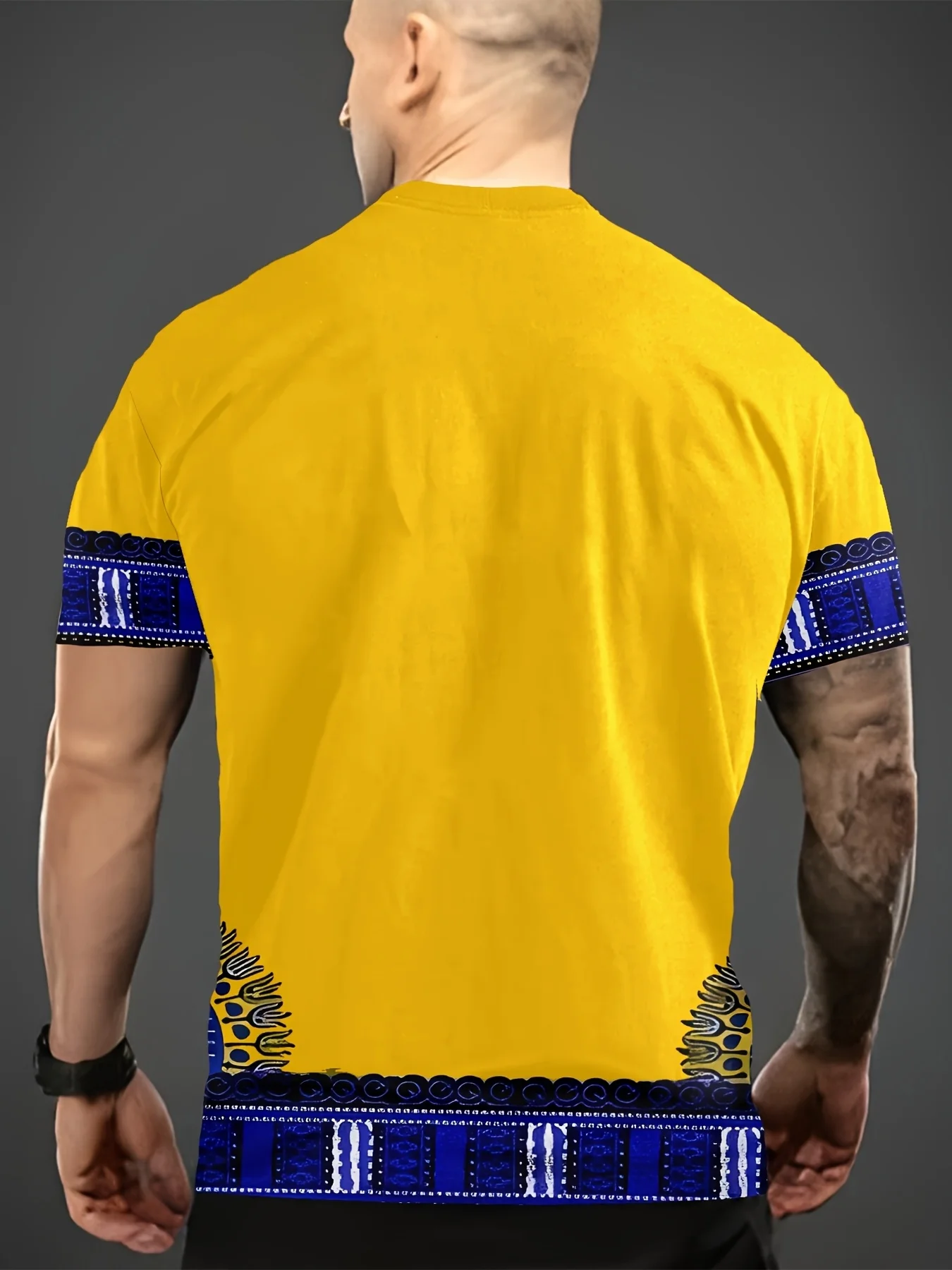 قميص رجالي عتيق بنمط داشيكي أف - مراجعة Dashiki Shirt Men وسعره