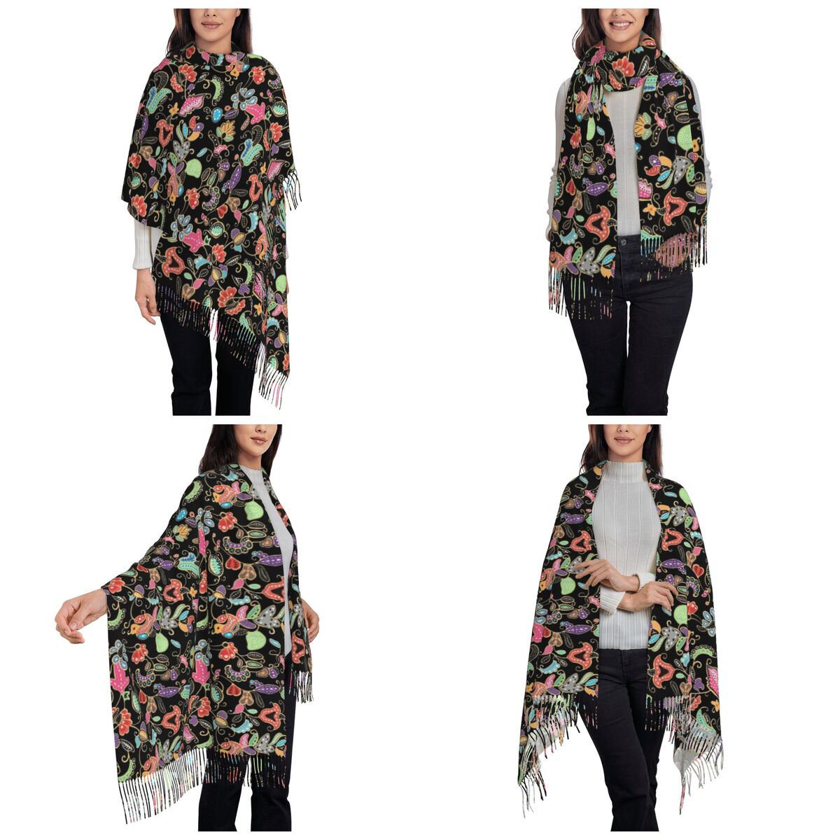 سارونج باتيك كيبايا وشاح بنفسج - مراجعة Batik Sarong Wrap وسعره