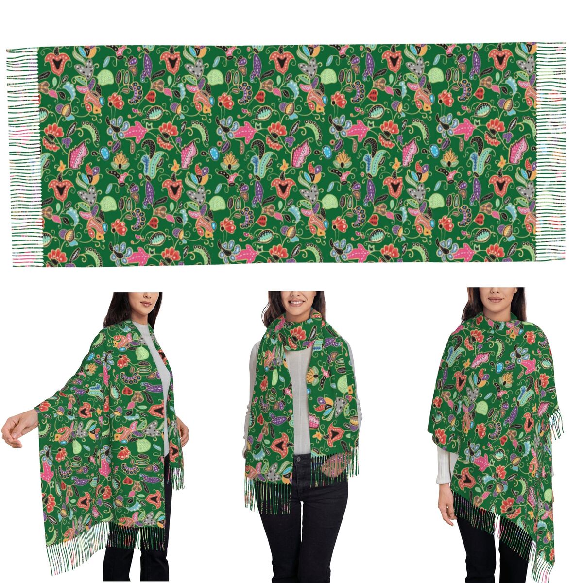سارونج باتيك كيبايا وشاح بنفسج - مراجعة Batik Sarong Wrap وسعره