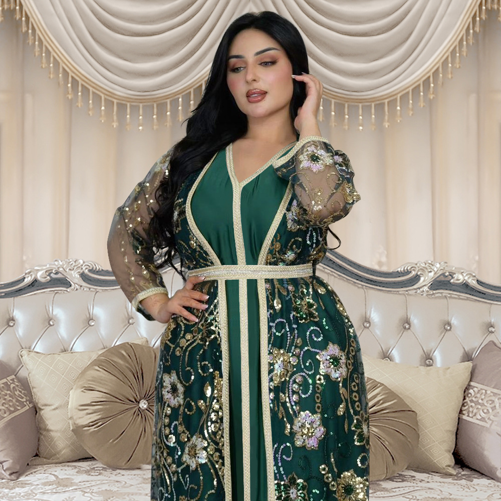 فستان حفلة للأعيد والرمضانية ا - مراجعة Jalabiya Women Arabic وسعره