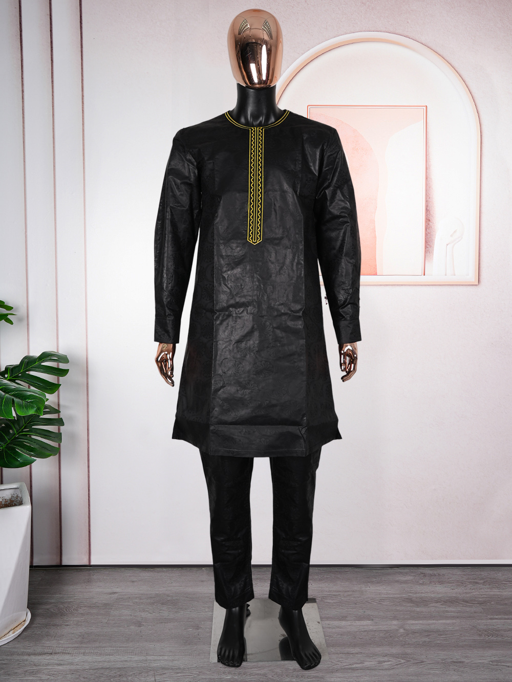 طقم ملابس أفريقية للرجال مكون  - مراجعة Dashiki Shirt Men وسعره