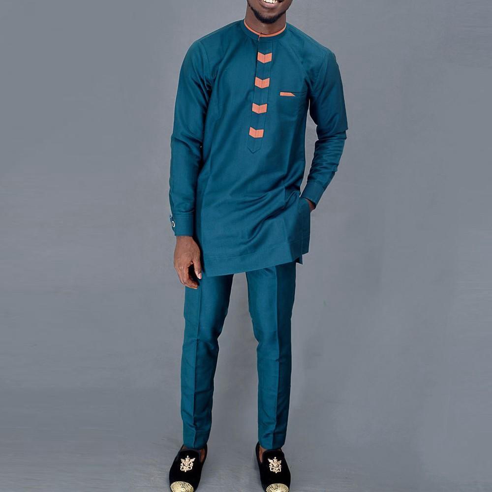 بدلات كاملة تقليدية افريقية لل - مراجعة Dashiki Shirt Men وسعره