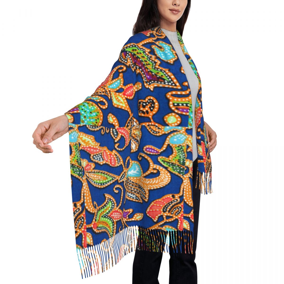 سارونج باتيك كيبايا، وشاح بنفس - مراجعة Batik Sarong Wrap وسعره
