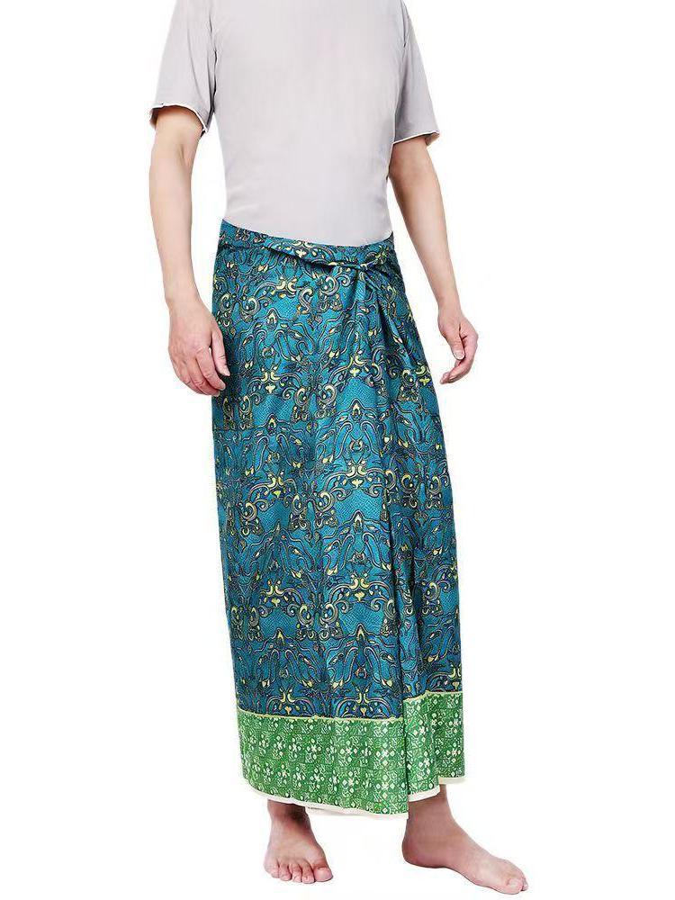تنورة سارونج يونيسكس لونجي بات - مراجعة Batik Sarong Wrap وسعره
